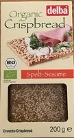 Mängden socker i Delba Organic Spelt & Sesame Crispbread