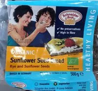 Mängden socker i Rye Bread With Sunflower Seeds