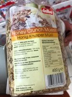Mängden socker i Honey crunch muesli