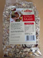 Mängden socker i 5 Fruit Muesli