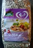 Mängden socker i Bio Mega Müsli