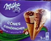 Mängden socker i Cônes chocolat & noisette