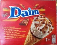 Mängden socker i Glace Daim