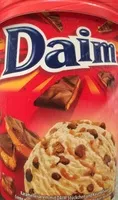 Mängden socker i Daim Glace