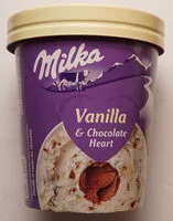 Mängden socker i Milka Vanilla & Chocolate Heart