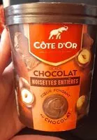 Mängden socker i glace chocolat noisettes entières
