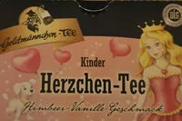 Mängden socker i Kinder Herzchen Tee