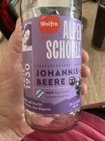 Mängden socker i Alpen Schorle