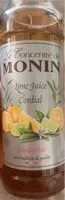 Mängden socker i Lime Juice Cordial