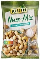 Mängden socker i Nuss-Mix geröstet und gesalzen