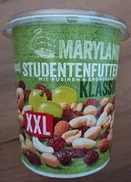Mängden socker i Studentenfutter