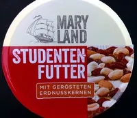 Mängden socker i Studentenfutter