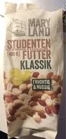 Mängden socker i Studentenfutter