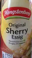 Mängden socker i Sherry Essig