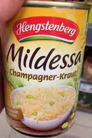 Mängden socker i Mildessa Champagner-Kraut
