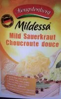 Mängden socker i Mild sauerkraut Mildessa