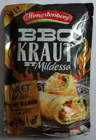 Mängden socker i BBQ Kraut by Mildessa - Sweet Golden Curry Mango