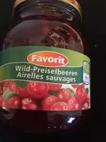 Mängden socker i Preiselbeeren