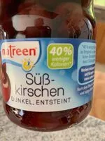 Mängden socker i Glas Kirschen dunkel entsteint