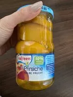 Mängden socker i Pfirsiche Halbe Frucht