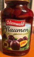 Mängden socker i Pflaumen halbe Frucht, gezuckert