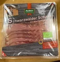 Mängden socker i Schwarzwälder Schinken