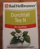 Mängden socker i Durchfall Tee N