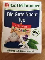 Mängden socker i Gute Nacht Tee, Kinder