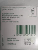 Mängden socker i Atemfrei Tee