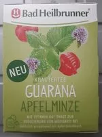 Mängden socker i Kräutertee Guarana Apfelminze