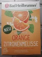 Mängden socker i Kräutertee Orange Zitronenmelisse