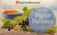 Mängden socker i Kräutertee Figur Balance