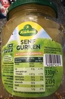 Mängden socker i Senfgurken