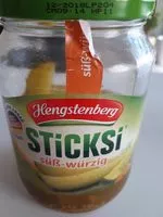 Mängden socker i Gurken Sticksi süß-würzig
