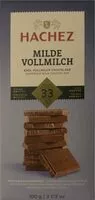 Mängden socker i Milde Vollmilch
