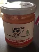 Mängden socker i TARTIN'APERO HOT poivron chili