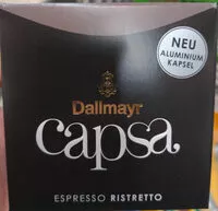 Mängden socker i dallmayr capsa espresso ristretto