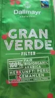 Mängden socker i Gran Verde Filter Kaffer