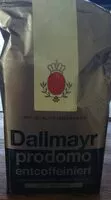 Mängden socker i Kaffee Prodomo entcoffeiniert
