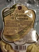 Mängden socker i Le Meringhe di Cremona
