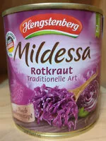 Mängden socker i Kraut - Mildessa Rotkraut Traditionelle Art