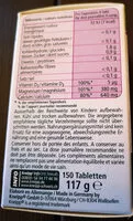 Mängden socker i Magnésium naturel + calcium & vitamine D3
