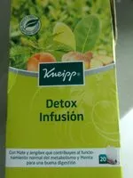 Mängden socker i Detox infusión