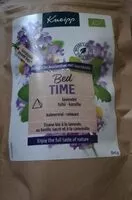 Mängden socker i Bed time tisane bio lavande