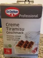 Mängden socker i Creme tiramisu