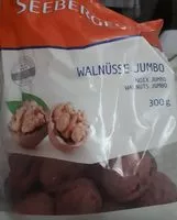 Mängden socker i Seeberger Walnüsse Jumbo