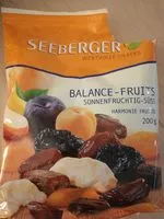 Mängden socker i Balance - Fruits