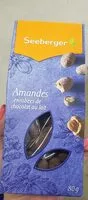 Mängden socker i Amandes enrobées de chocolat au lait