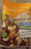 Mängden socker i Mendiants de luxe