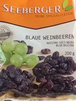 Mängden socker i Blaue Weinbeeren